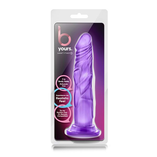 Фиолетовый фаллоимитатор Sweet n Hard 5 - 19 см. — изображение 2