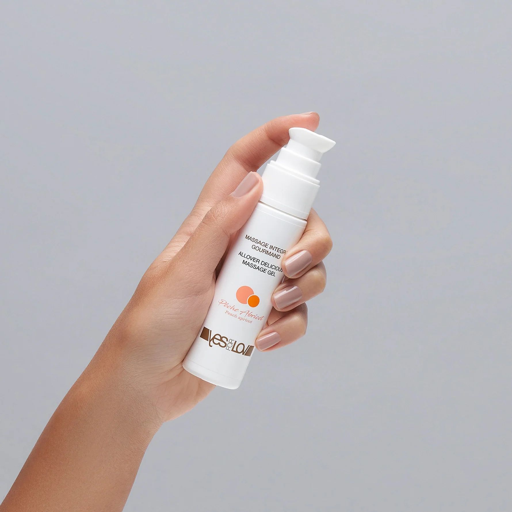 Массажный гель-смазка Allover Delicious Massage Gel с ароматом персика и абрикоса - 50 мл. — изображение 2