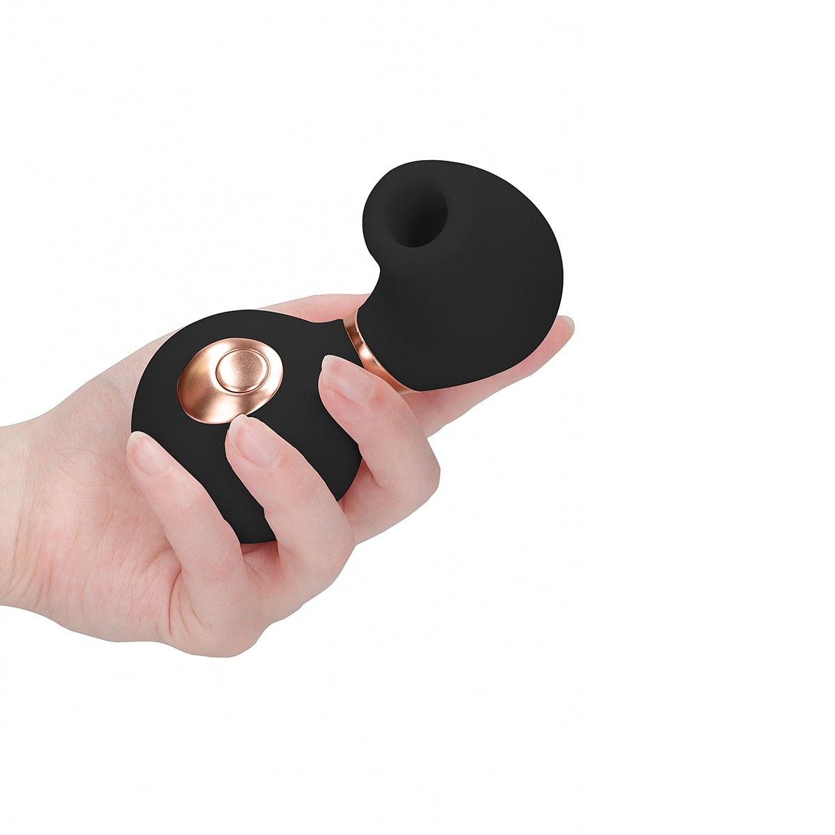 Черный клиторальный вакуум-волновой массажер Irresistible Invincible — изображение 3