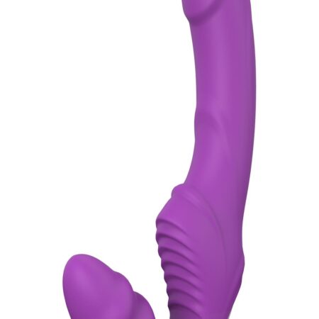 Фиолетовый безремневой вибрострапон Double Dipper