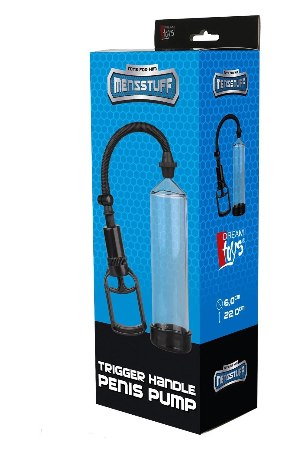 Прозрачная вакуумная помпа Trigger Handle Penis Pump — изображение 2