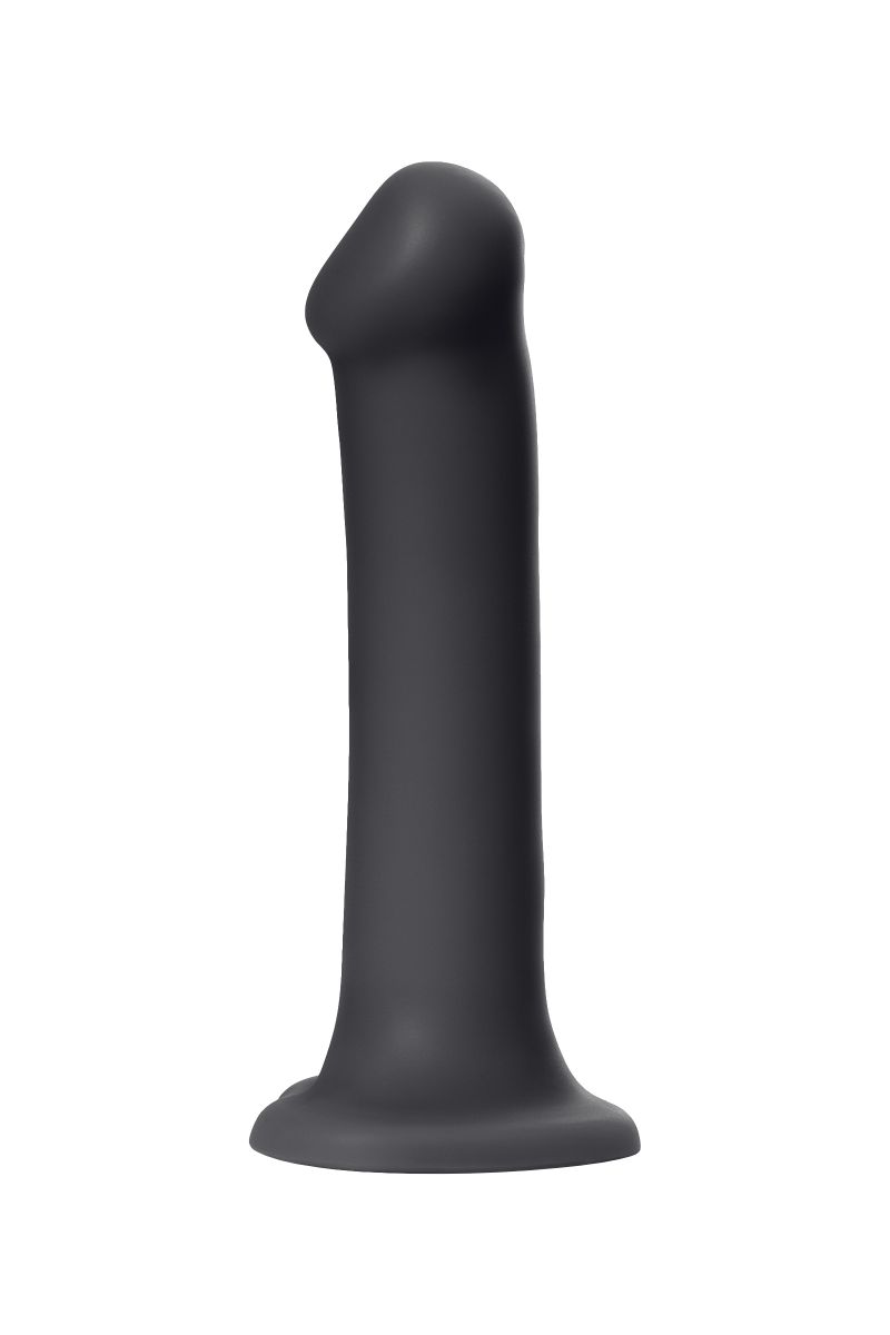 Черный фаллос на присоске Silicone Bendable Dildo XL - 20 см. — изображение 4