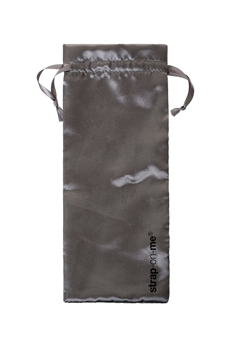 Черный безремневой страпон Silicone Bendable Strap-On - size M — изображение 6