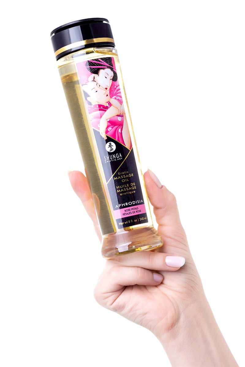 Массажное масло с ароматом розы Aphrodisia - 240 мл. — изображение 4