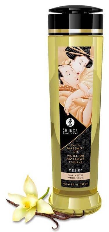 Массажное масло с ароматом ванили Desire - 240 мл. — изображение 2