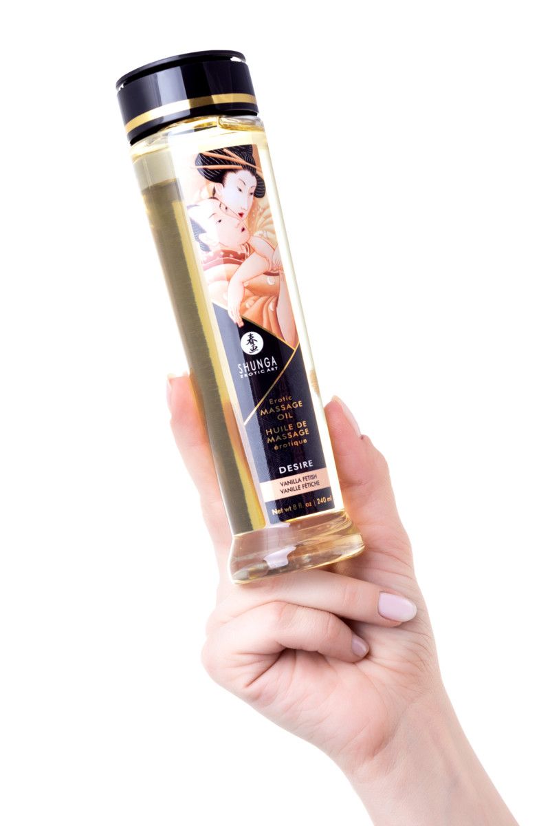 Массажное масло с ароматом ванили Desire - 240 мл. — изображение 4