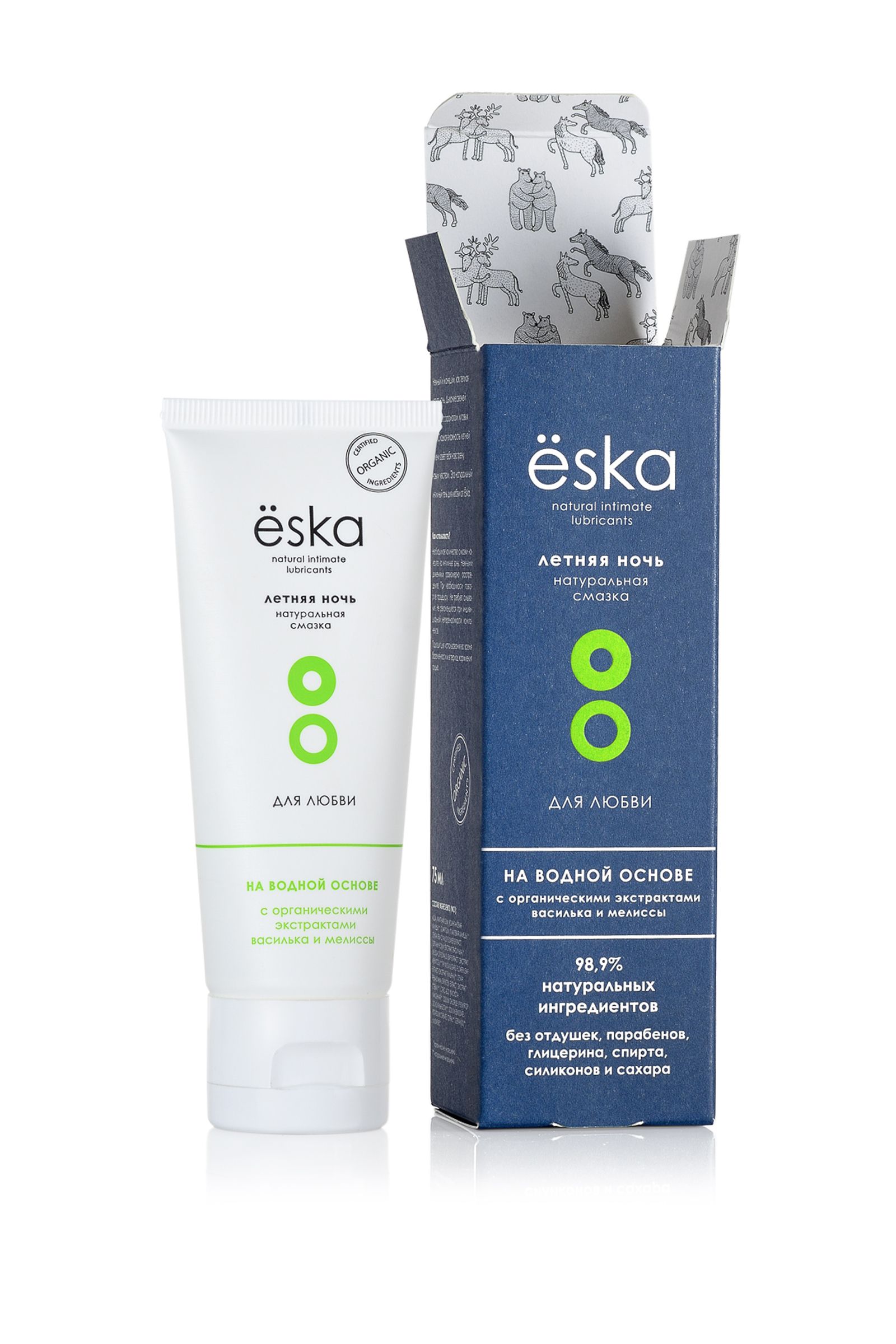 Натуральный лубрикант на водной основе Ёska Летняя ночь - 75 мл. — изображение 5