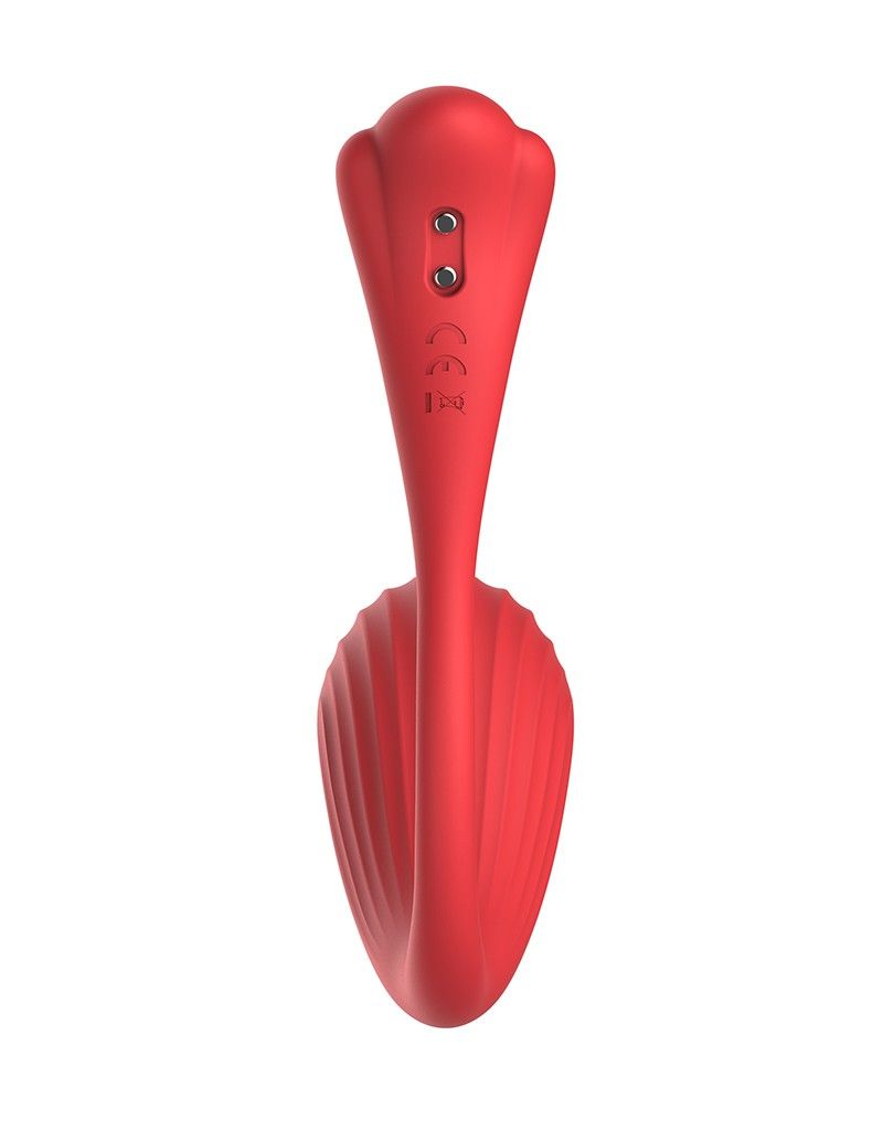 Красный интерактивный вибромассажер Phoenix Neo — изображение 7