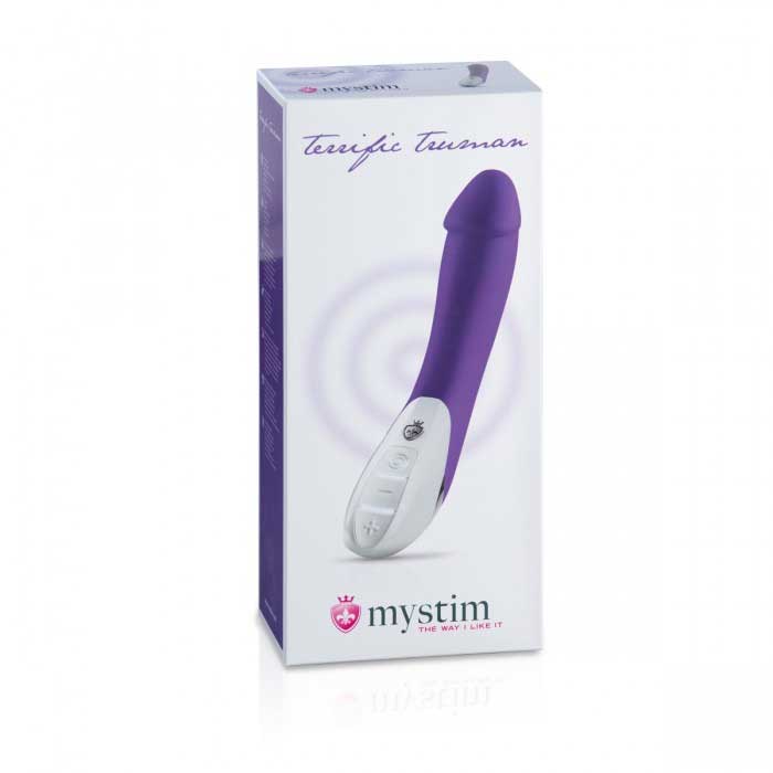 Фиолетовый вибратор Mystim Terrific Truman - 27 см. — изображение 3