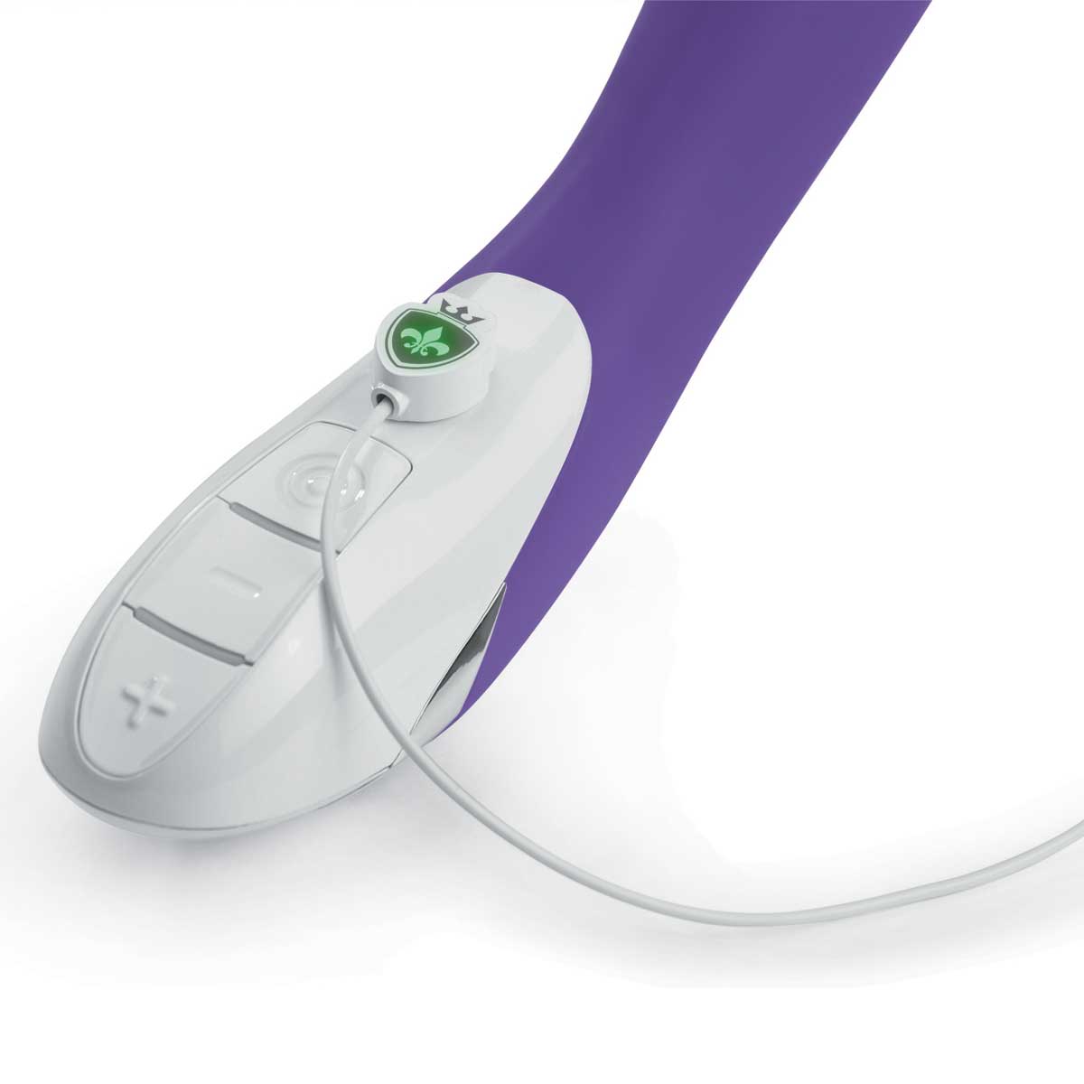 Фиолетовый вибратор Mystim Danny Divido - 27 см. — изображение 3