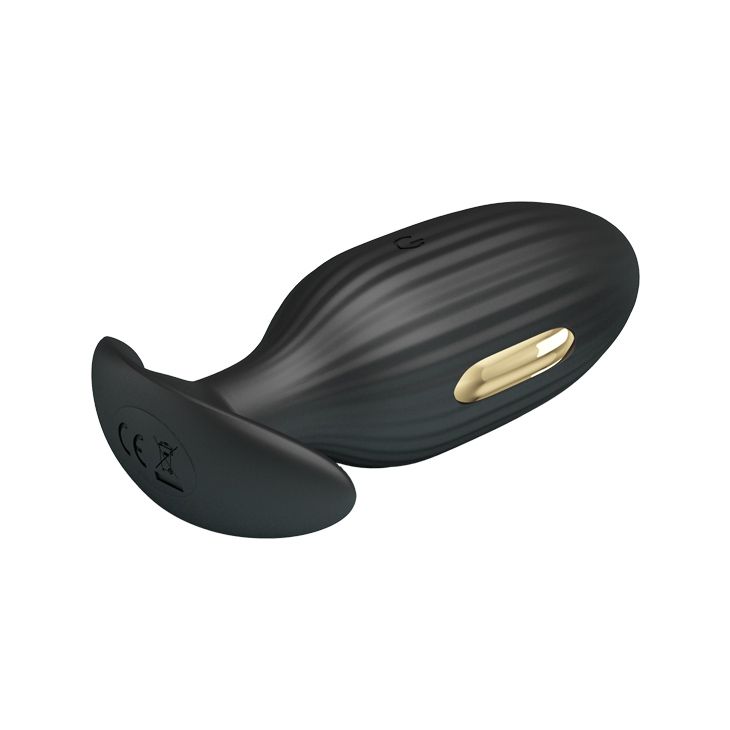 Черная анальная вибропробка с электростимуляцией Jefferson - 9,2 см. — изображение 4