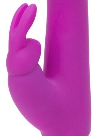 Лиловый вибратор Curve Thrusting Rechargeable Rabbit Vibrator - 24,1 см.