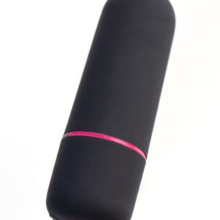 Черная вибропуля A-Toys Alli - 5,5 см.