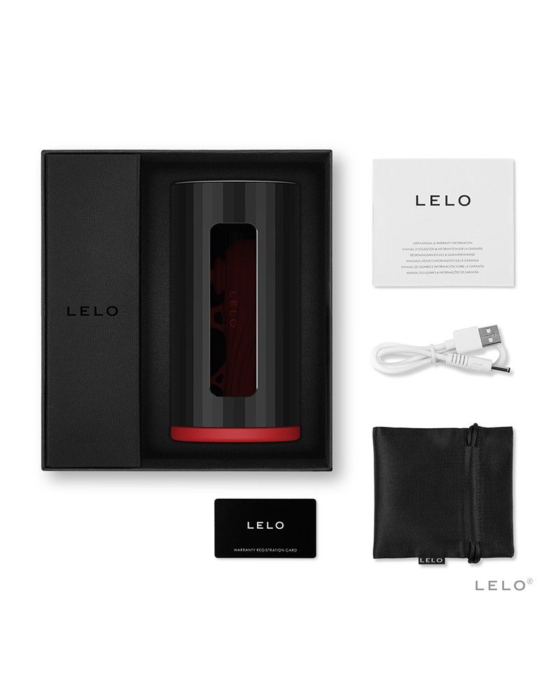 Черно-красный мастурбатор Lelo F1S V2 — изображение 3