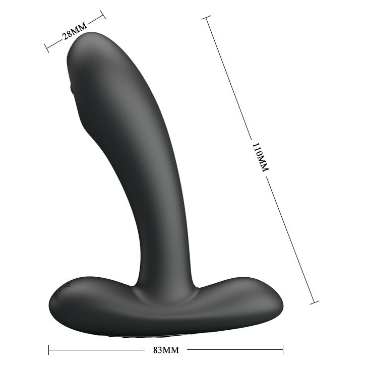 Черный массажер простаты с волновой стимуляцией Remington - 11 см. — изображение 6