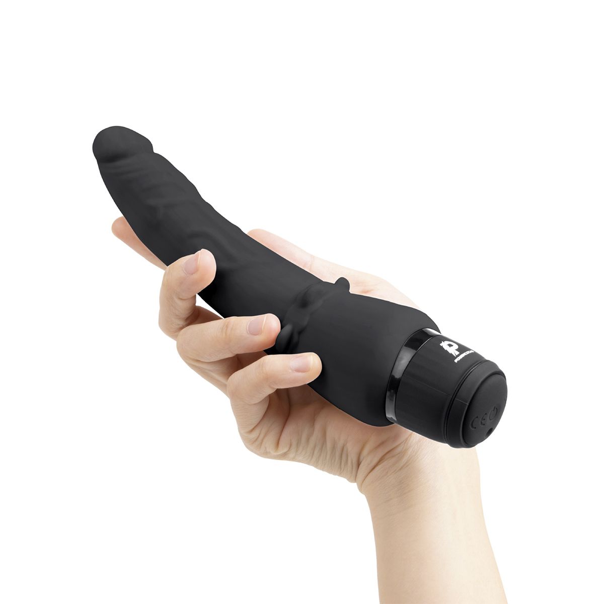Черный анальный вибратор 7 Slim Anal Realistic Vibrator - 20 см. — изображение 2