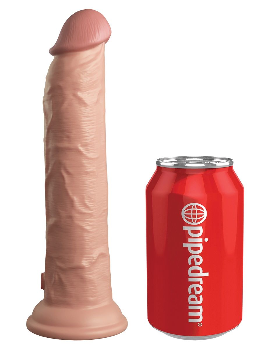 Телесный фаллоимитатор 9 Silicone Dual Density Cock - 25,4 см. — изображение 3
