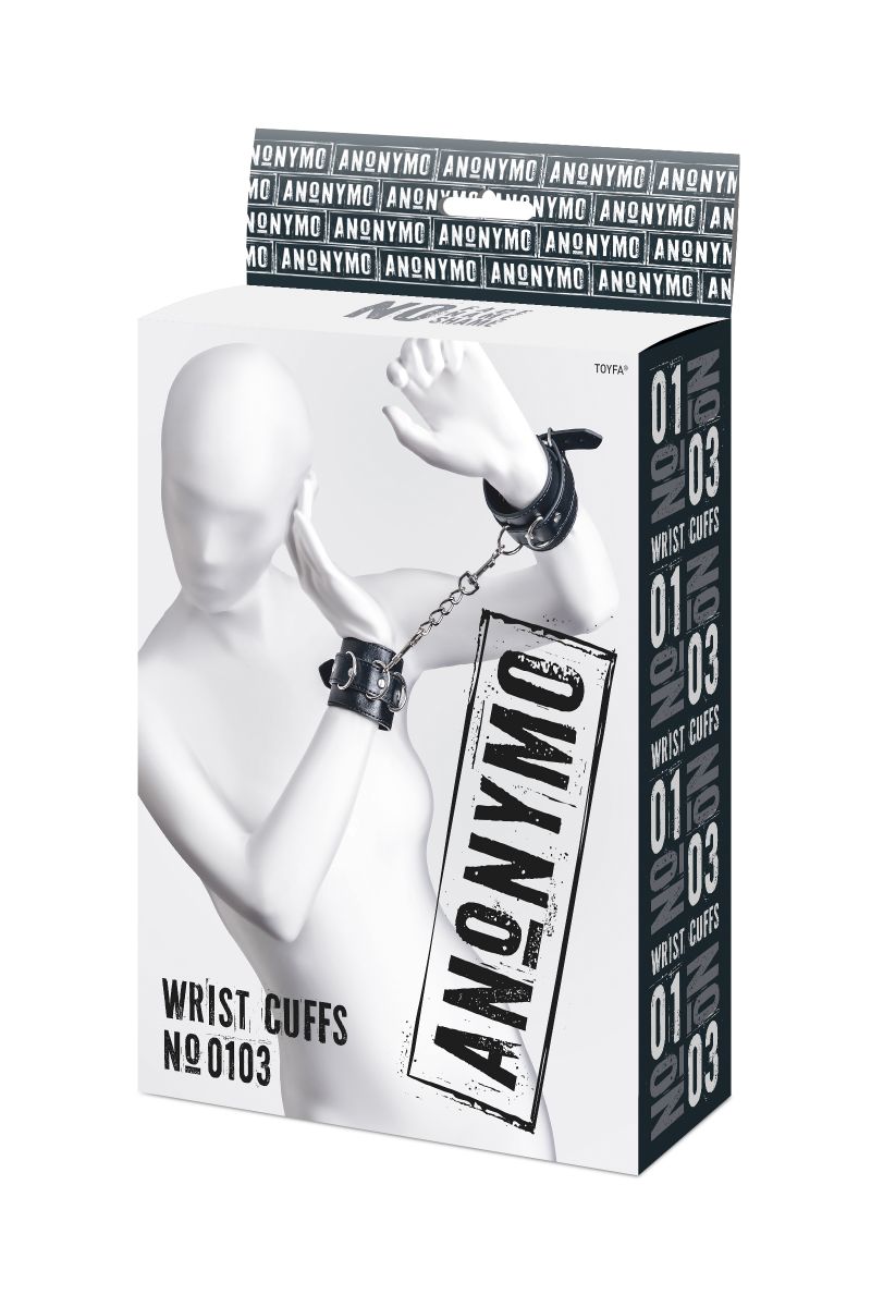 Черные наручники Anonymo на сцепке — изображение 13