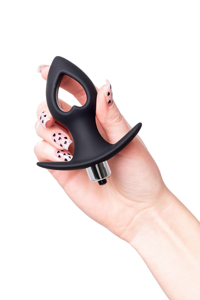 Черная анальная вибровтулка Cordis S - 10,5 см. — изображение 5