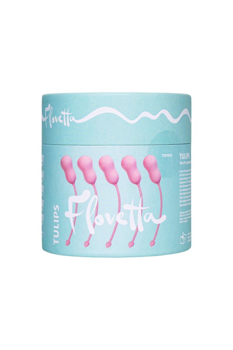 Набор из 5 розовых вагинальных шариков Tulips — изображение 4