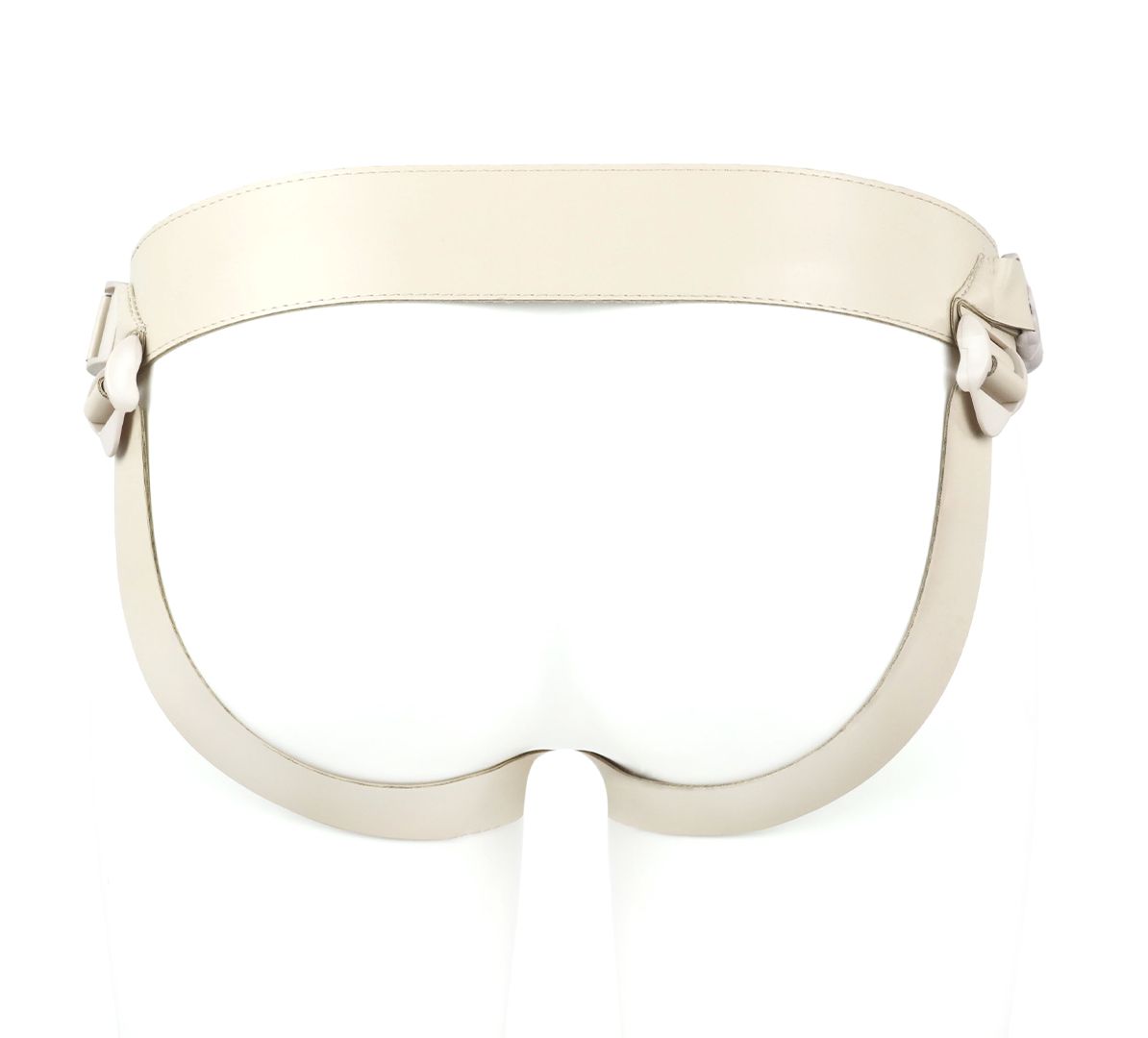 Поясной фаллоимитатор с мошонкой телесного цвета - 18 см. — изображение 6