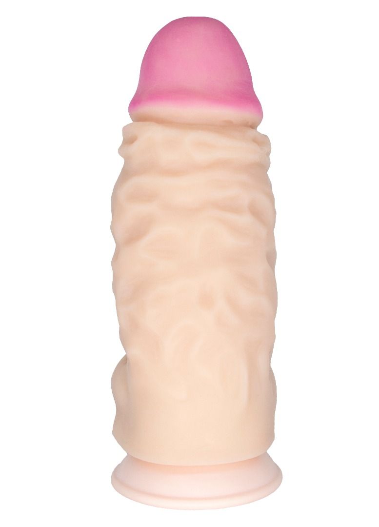 Телесный вибромассажер-супергигант - 33,5 см. — изображение 6