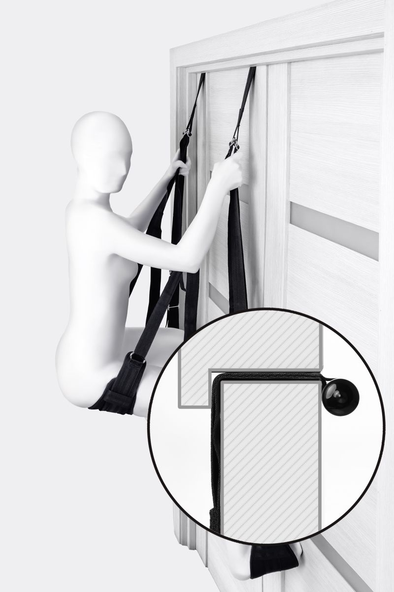 Черные секс-качели на дверь Anonymo №0505 — изображение 6