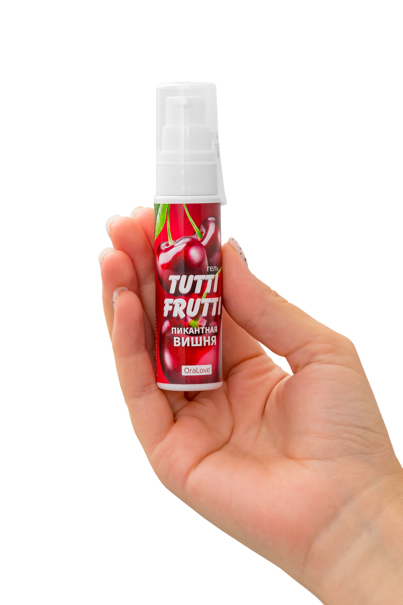 Гель-смазка Tutti-Frutti с вишнёвым вкусом - 30 гр. — изображение 4