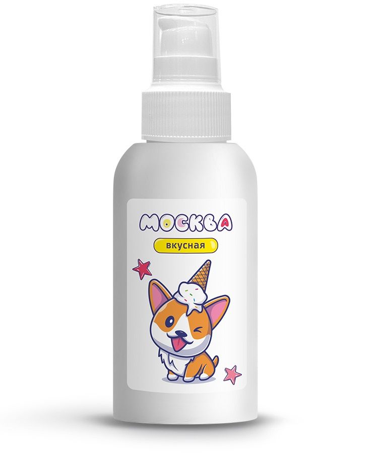 Универсальная смазка с ароматом пломбира Москва Вкусная - 100 мл.