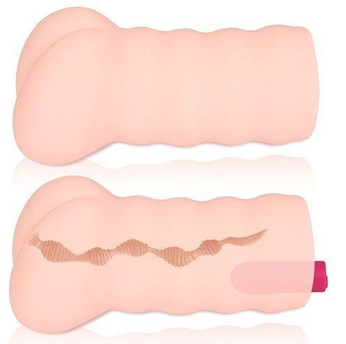 Телесный вибромастурбатор-анус Tong-ggo Auto — изображение 3