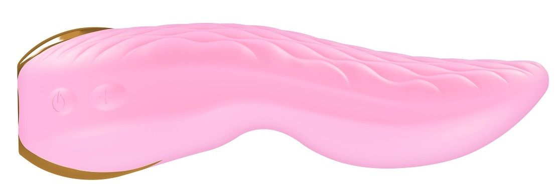 Розовый двойной вибростимулятор AIKO с двумя моторами — изображение 4