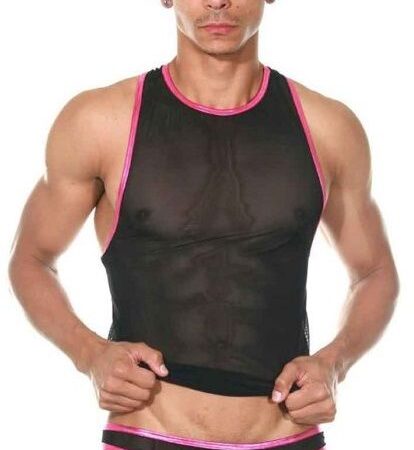 Мужской комплект белья: майка-борцовка и трусы-слипы