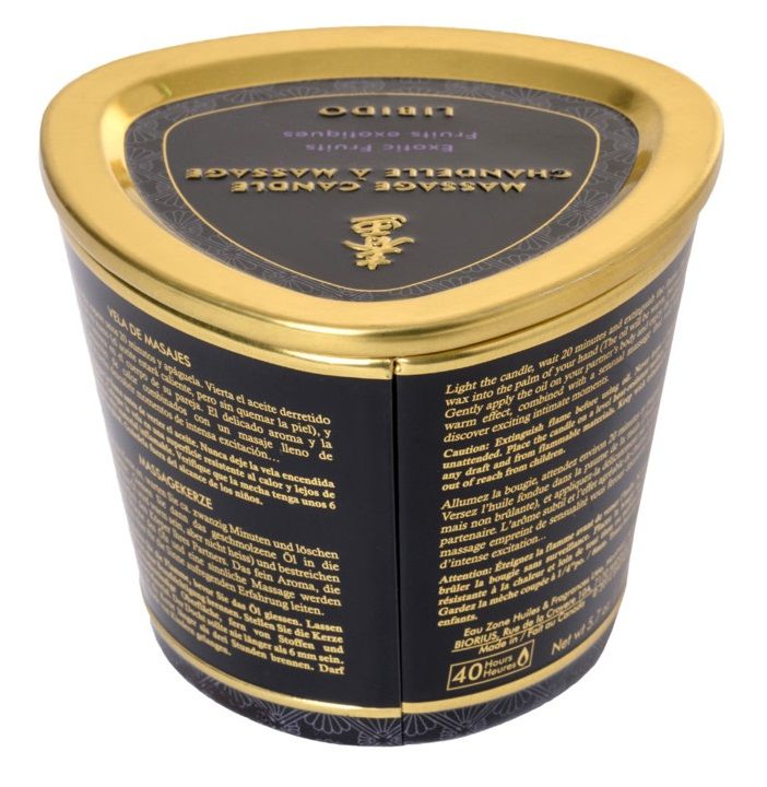 Массажная свеча Exotic Fruits с ароматом экзотических фруктов - 170 мл. — изображение 5