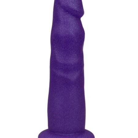 Фиолетовая реалистичная насадка-плаг - 16,2 см.