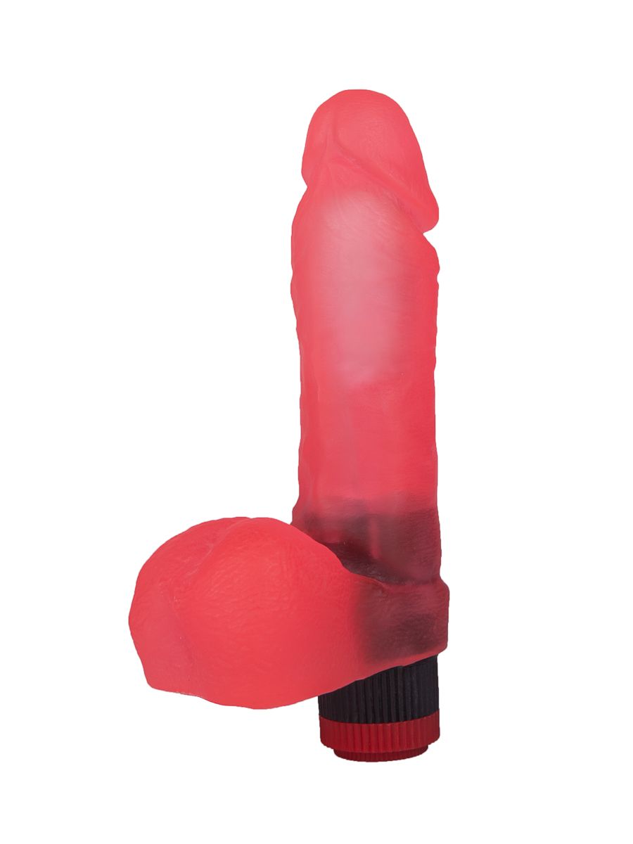 Розовый вибромассажёр в форме фаллоса - 16 см. — изображение 2
