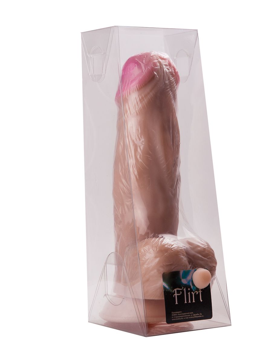 Фаллоимитатор-гигант на присоске - 26,5 см. — изображение 2