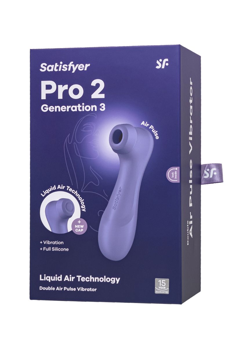 Сиреневый вакуумный стимулятор клитора Satisfyer Pro 2 Generation 3 — изображение 7