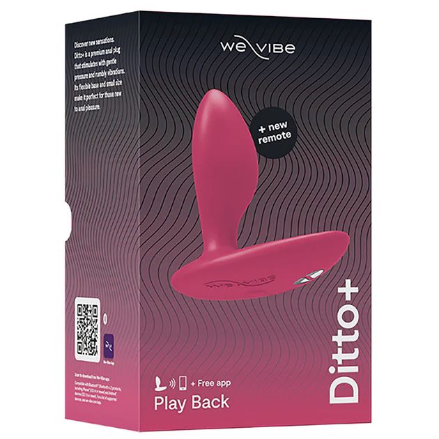 Розовая анальная вибровтулка We-Vibe Ditto+ — изображение 6