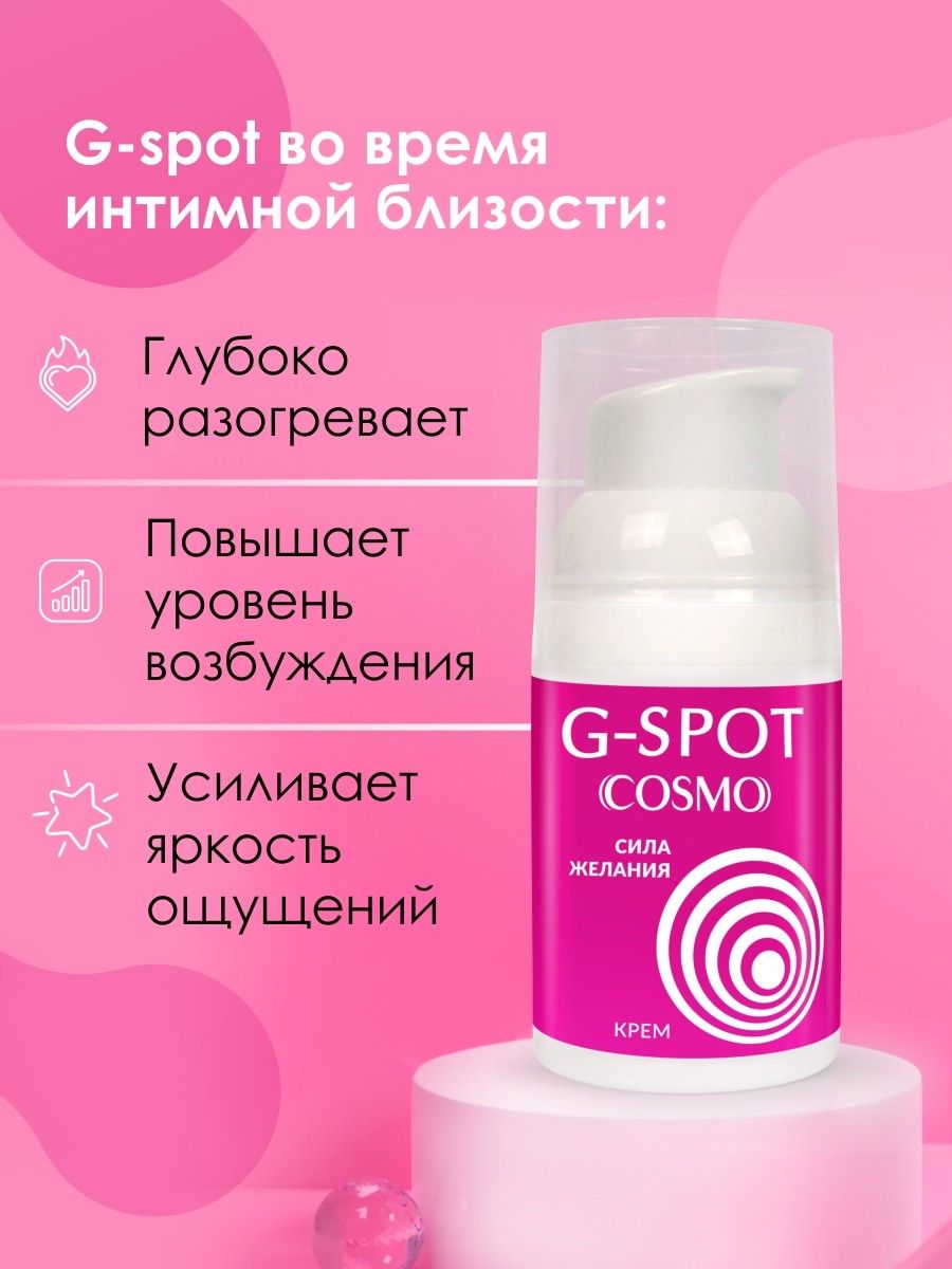 Стимулирующий интимный крем для женщин Cosmo G-spot - 28 гр. — изображение 8