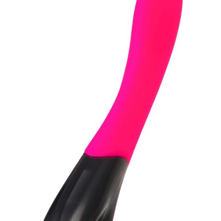 Ярко-розовый вибратор Mecawn - 20,5 см.