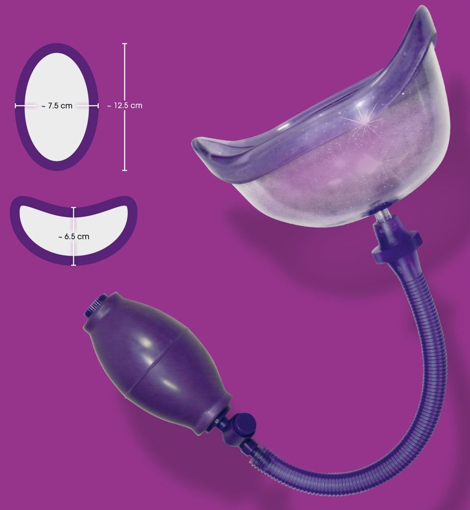 Фиолетовая вакуумная помпа Bad Kitty Vagina Sucker — изображение 2