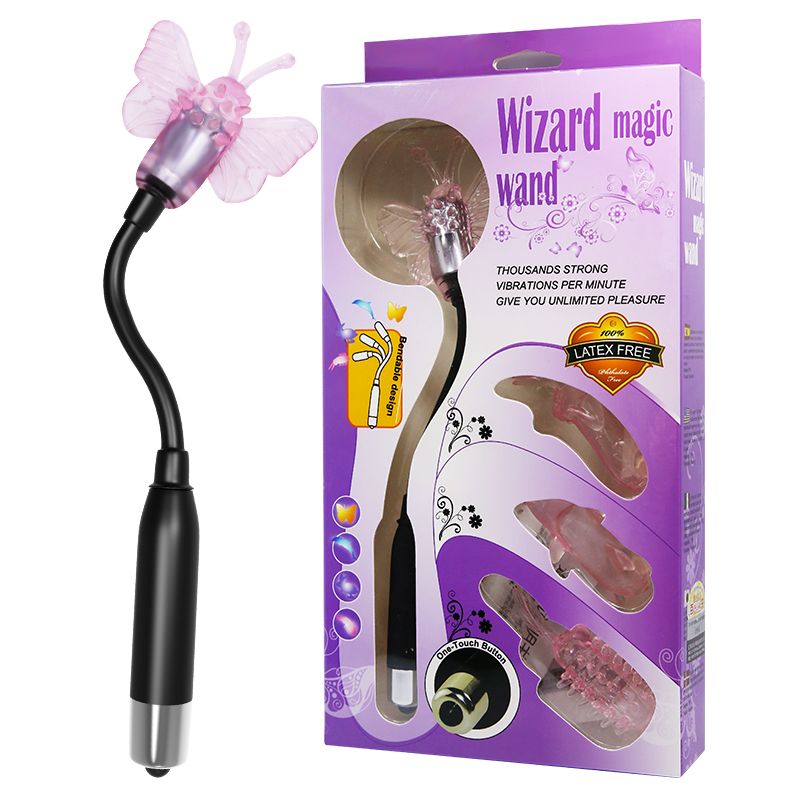 Вибратор для точечной стимуляции с 4 насадками — изображение 3