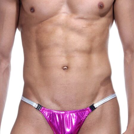 Ярко-розовые блестящие трусы-тонги Don Moris