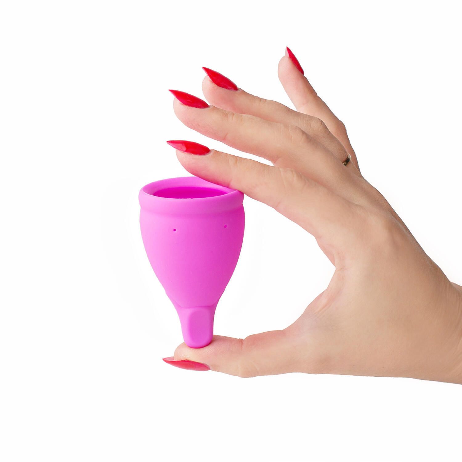 Розовая менструальная чаша Amphora S — изображение 3