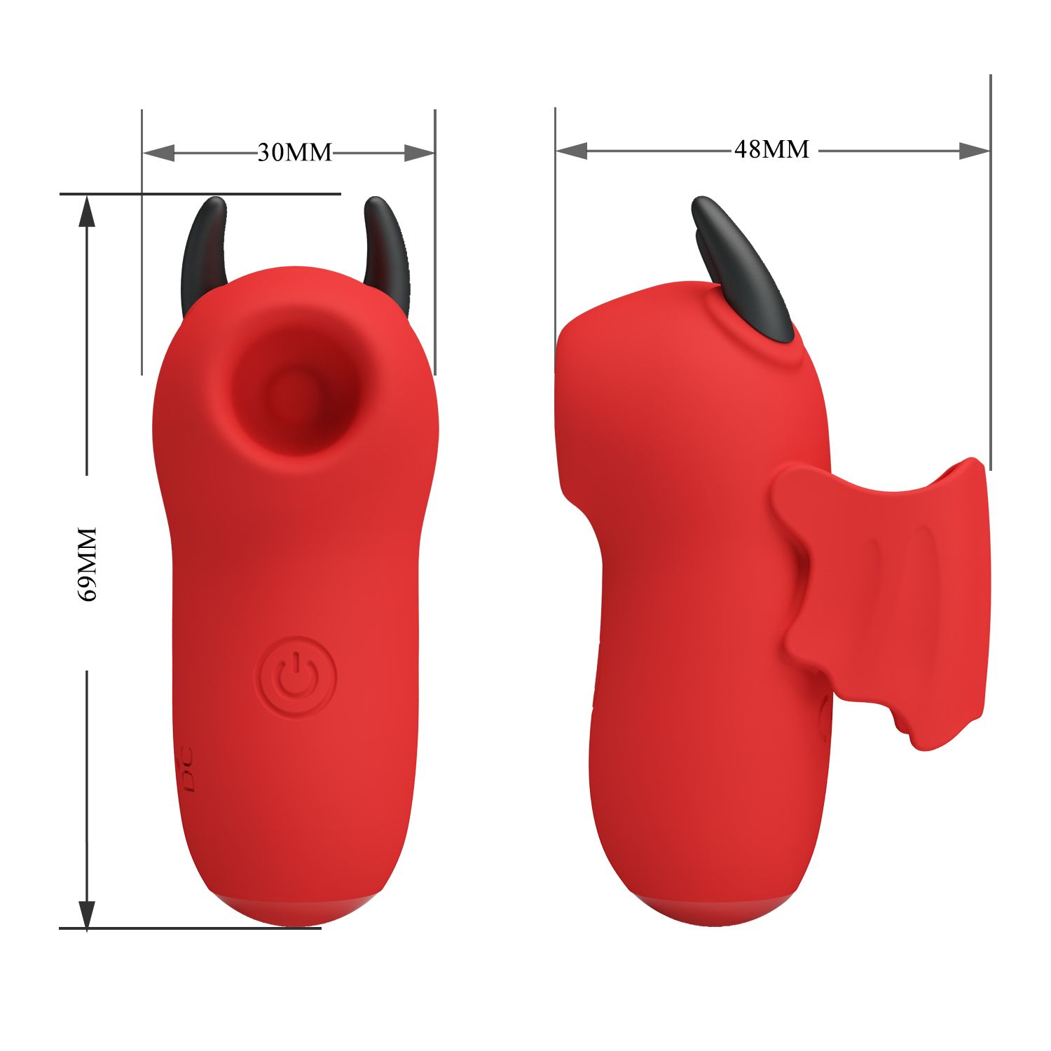 Красный стимулятор клитора Magic Devil — изображение 3