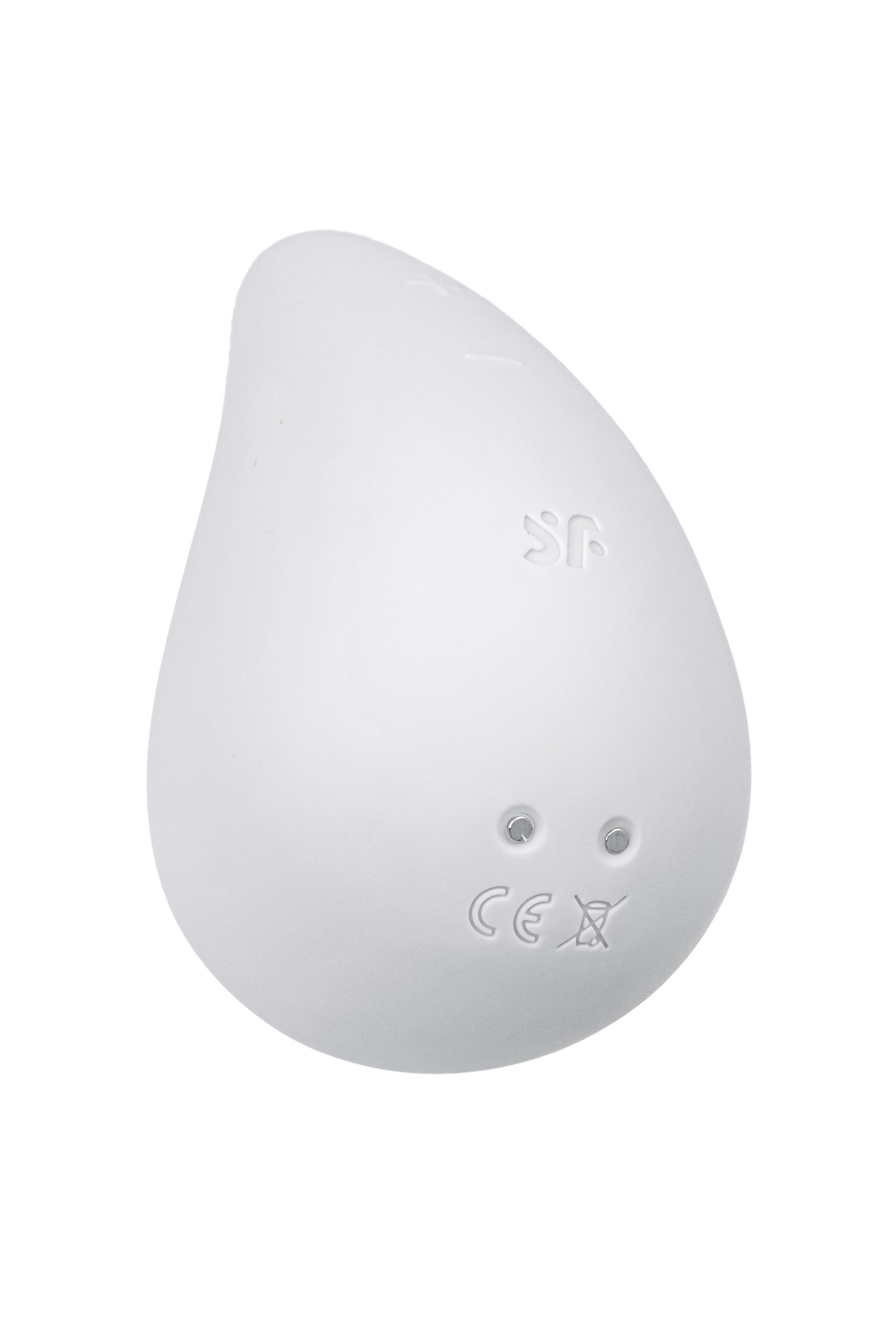 Белый вибромассажер в форме капли Dew Drop — изображение 2