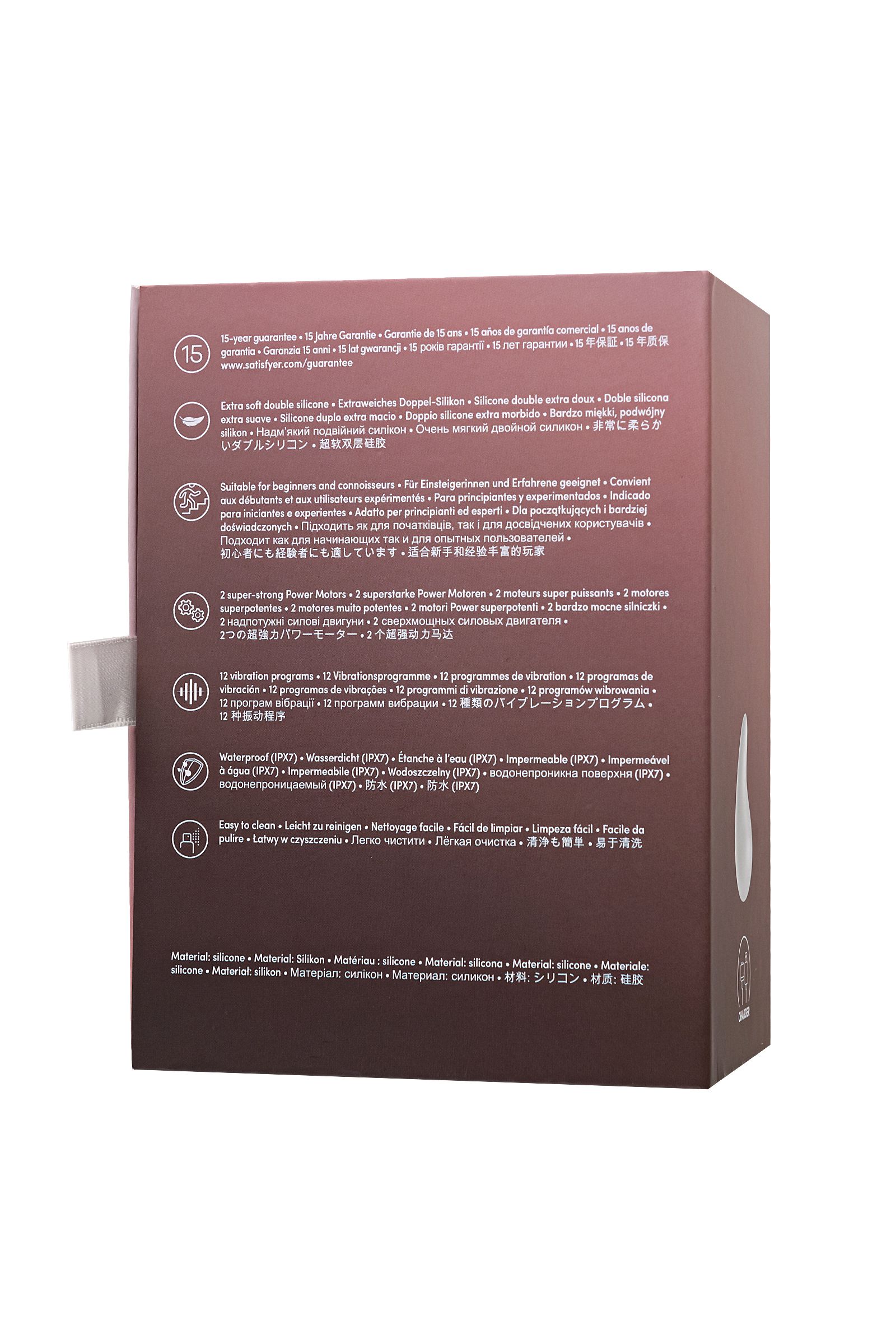 Белый вибромассажер в форме капли Dew Drop — изображение 7