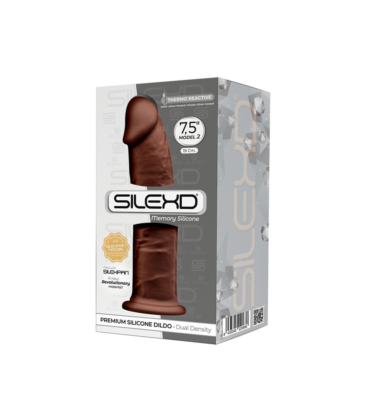 Коричневый фаллоимитатор SILEXD Model 2 - 19 см. — изображение 2