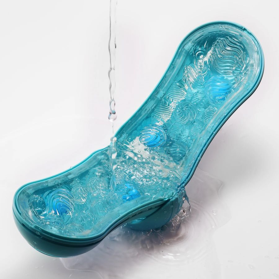 Голубой мастурбатор Tenga Flip ORB Ocean — изображение 5