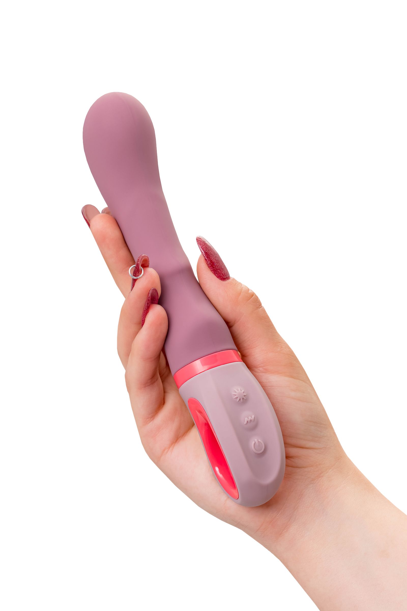 Розовый вибратор для G-стимуляции Rose - 19 см. — изображение 7